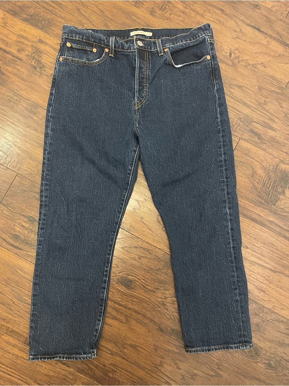 Levi’s Wedgie Dark Wash Straight Leg Jeans